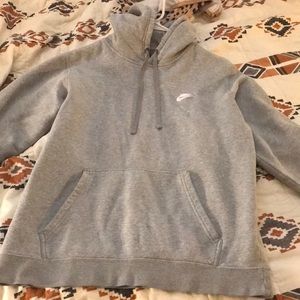 Gray Nike hoodie